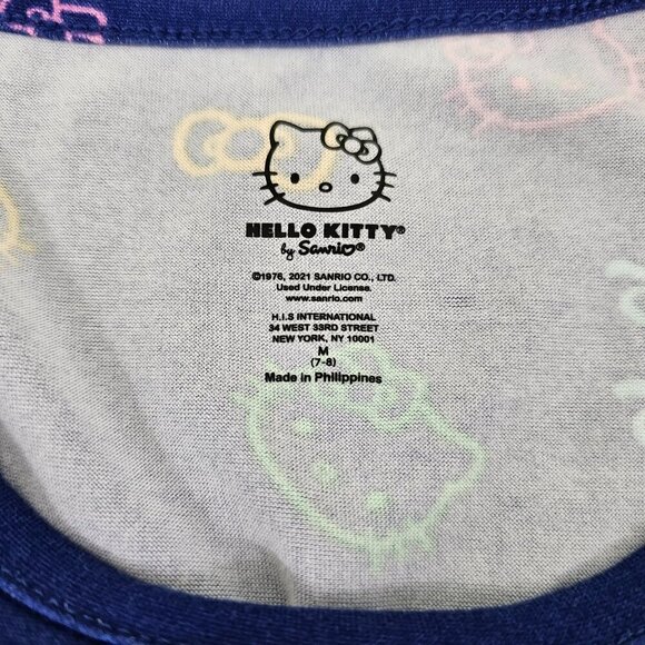 Hello Kitty Blue Signature Kitty Cat Jersey Knit Soft Dress – Small/Medium NWOT - Picture 8 of 16